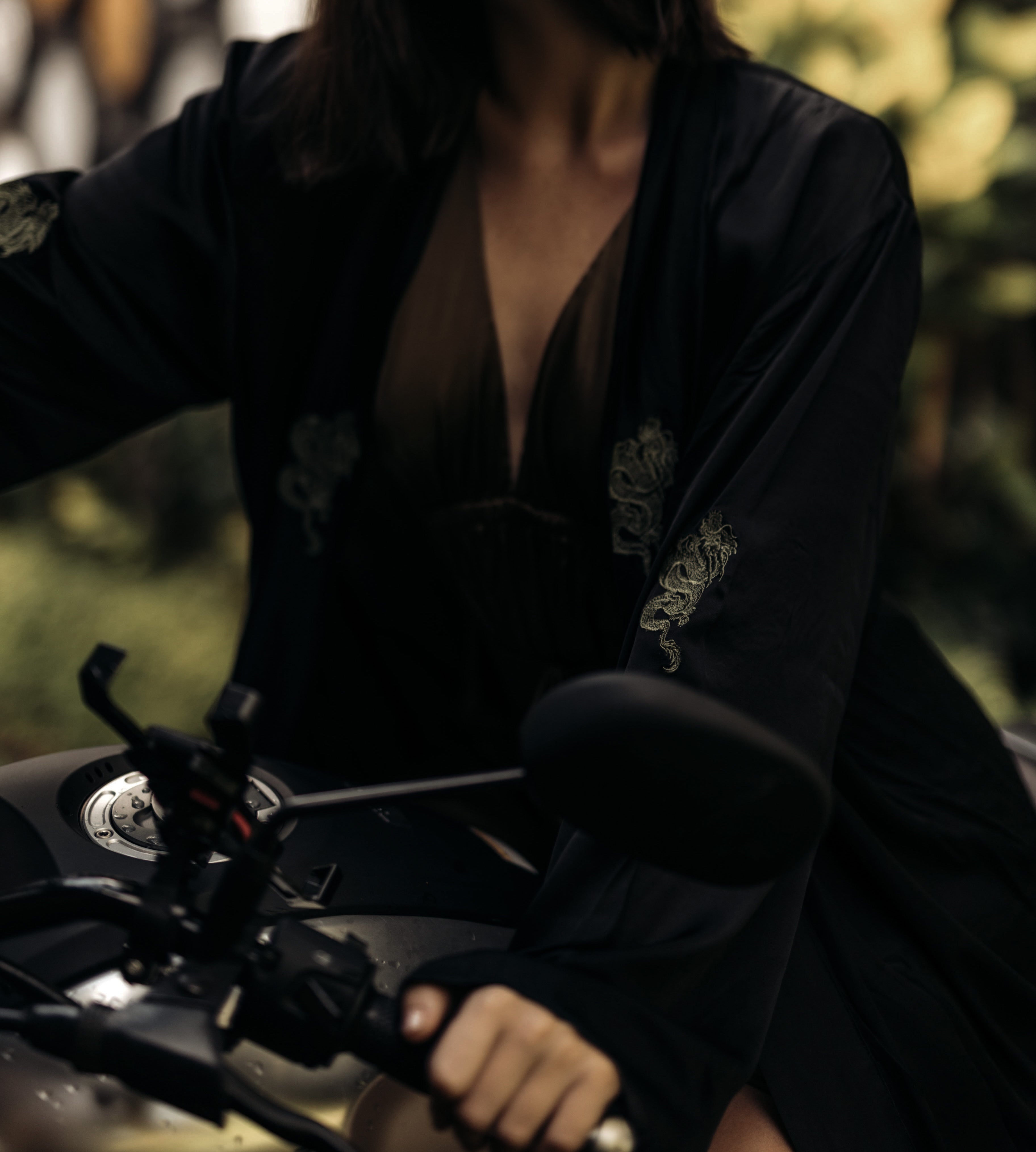 Kimono Dragon - Black/Green