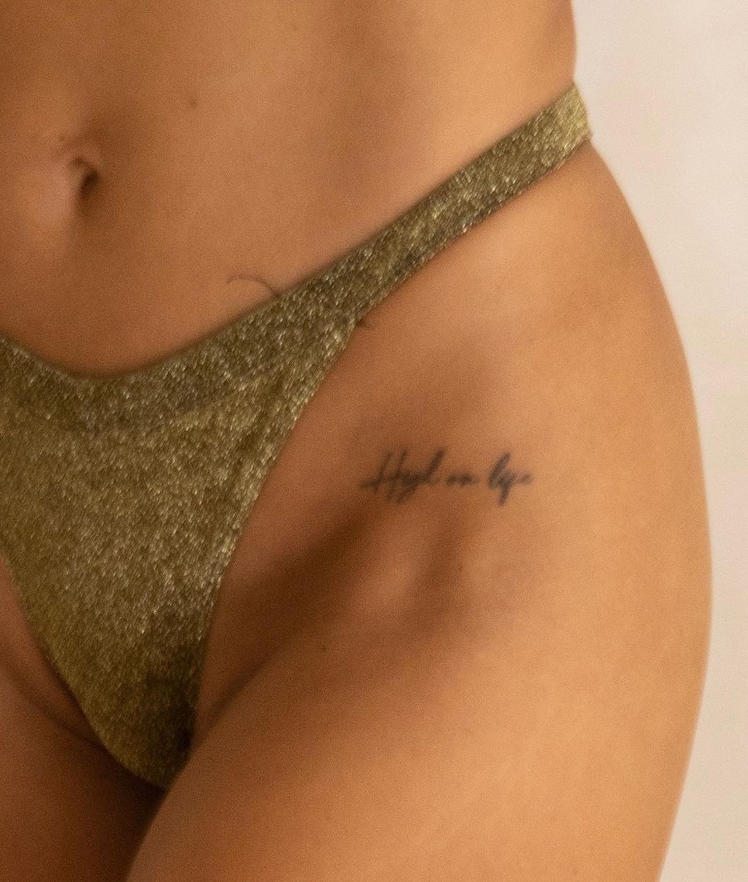 Sixtine Lurex Panty - Gold