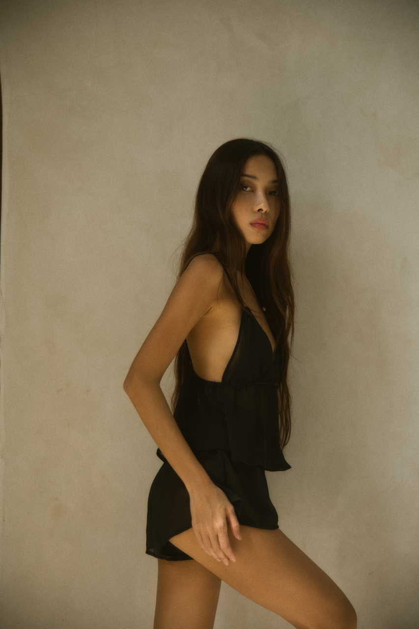 Pajama Top - Black