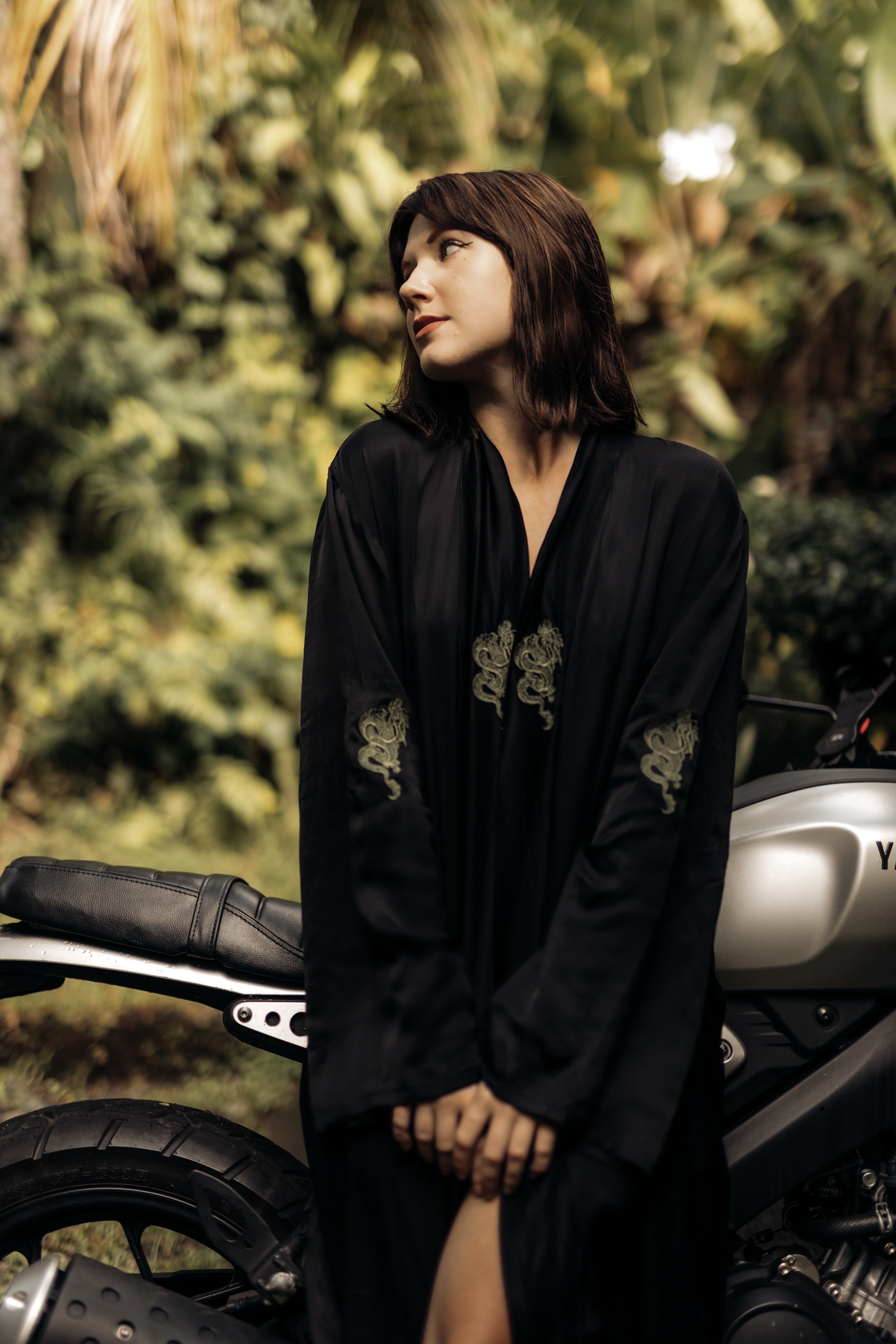 Kimono Dragon - Black/Green