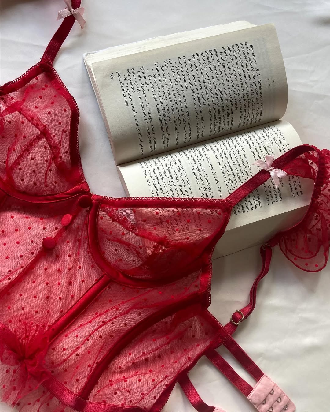 Set Boris Bra Corset - Red / Rouge