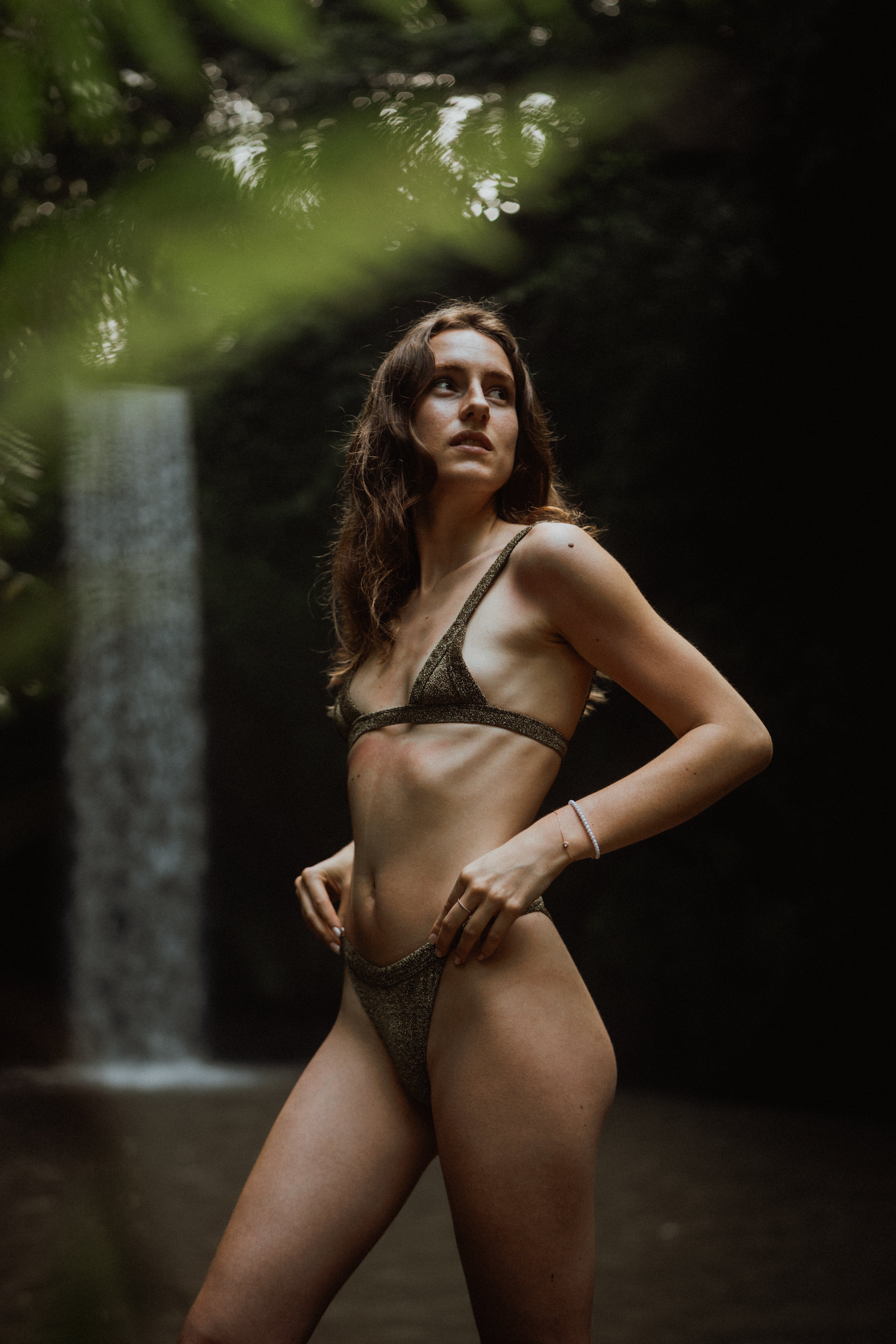 Sixtine Lurex Bra - Gold