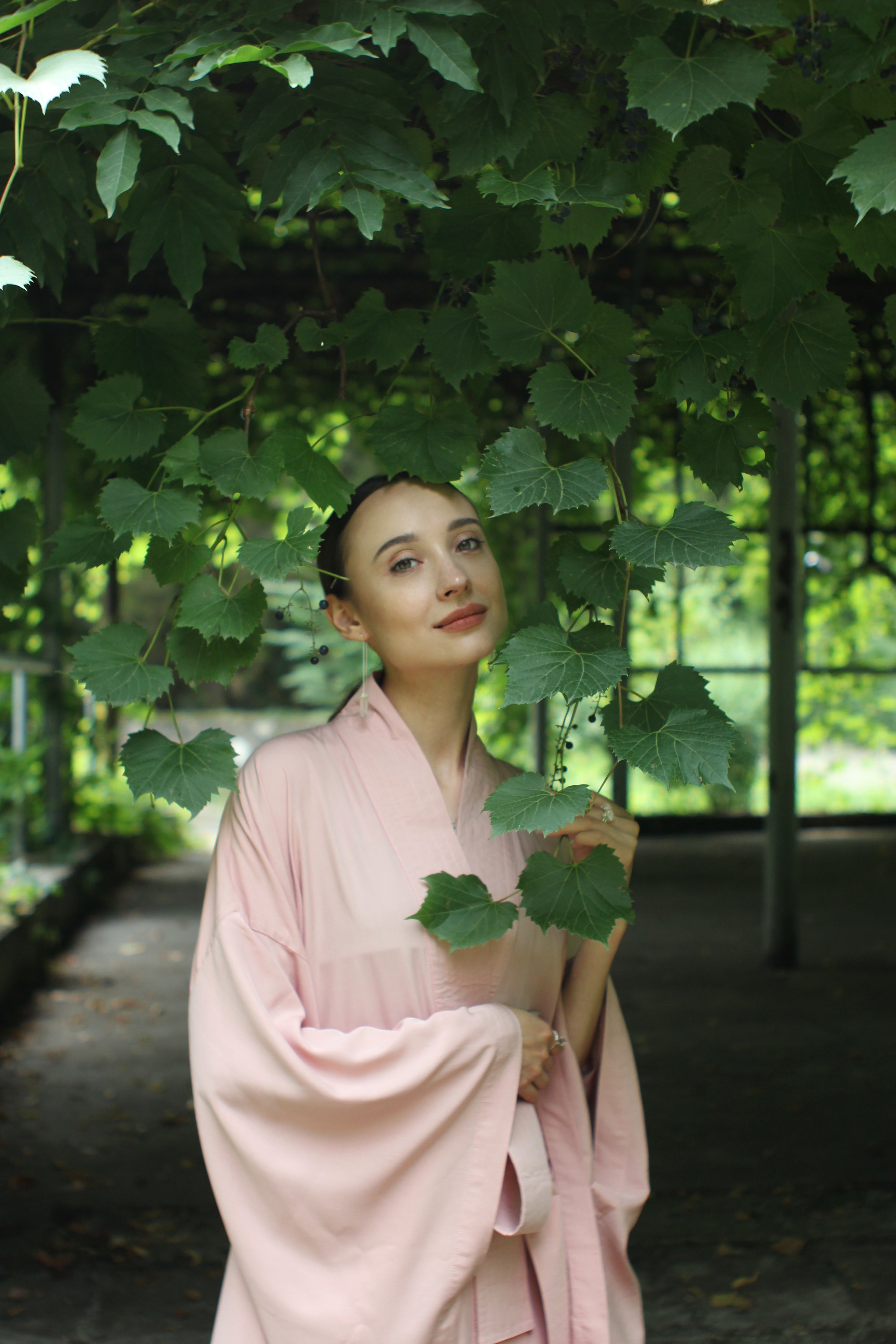 Japanese Kimono Long Breeze - Pink