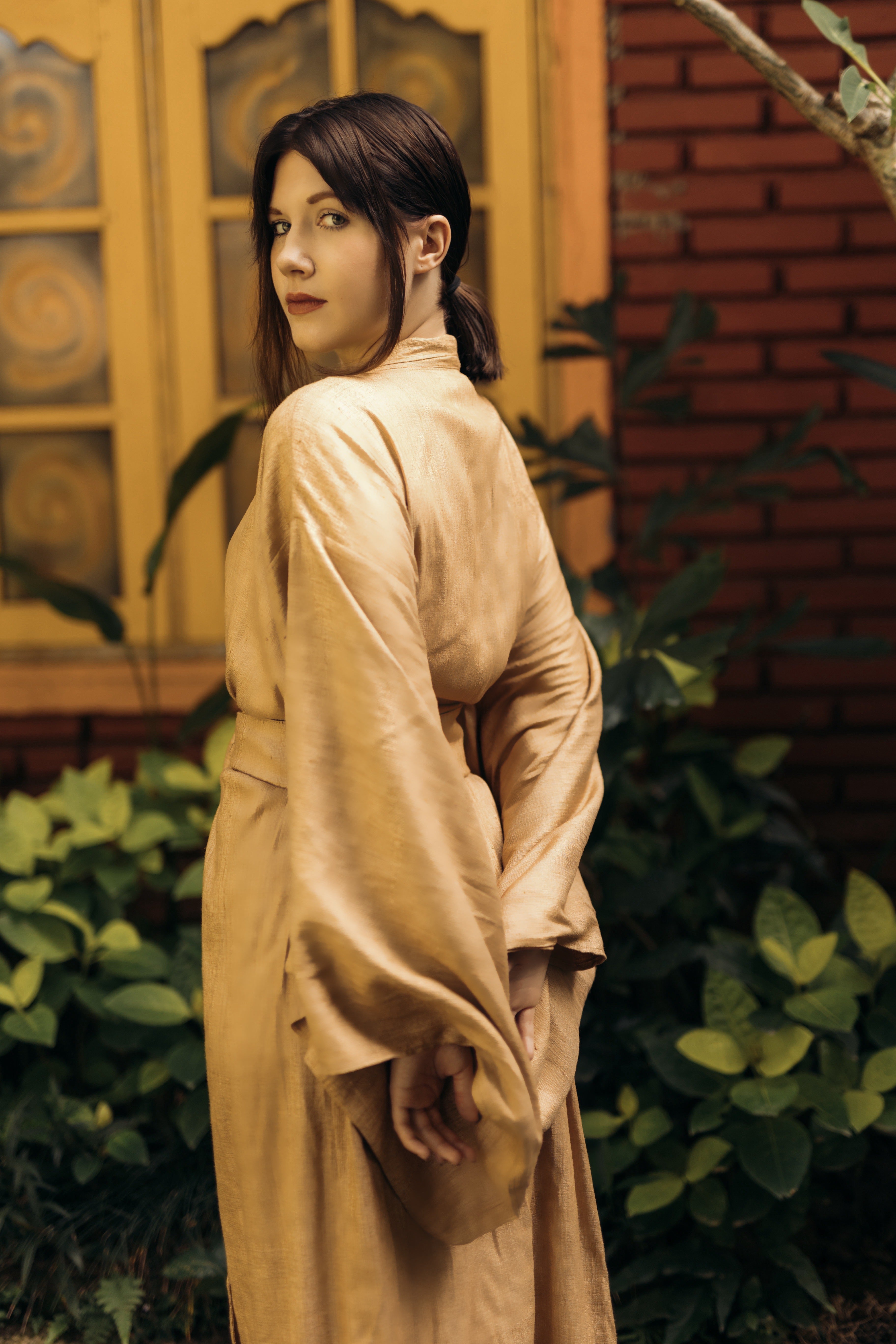 Kimono Golden Wood