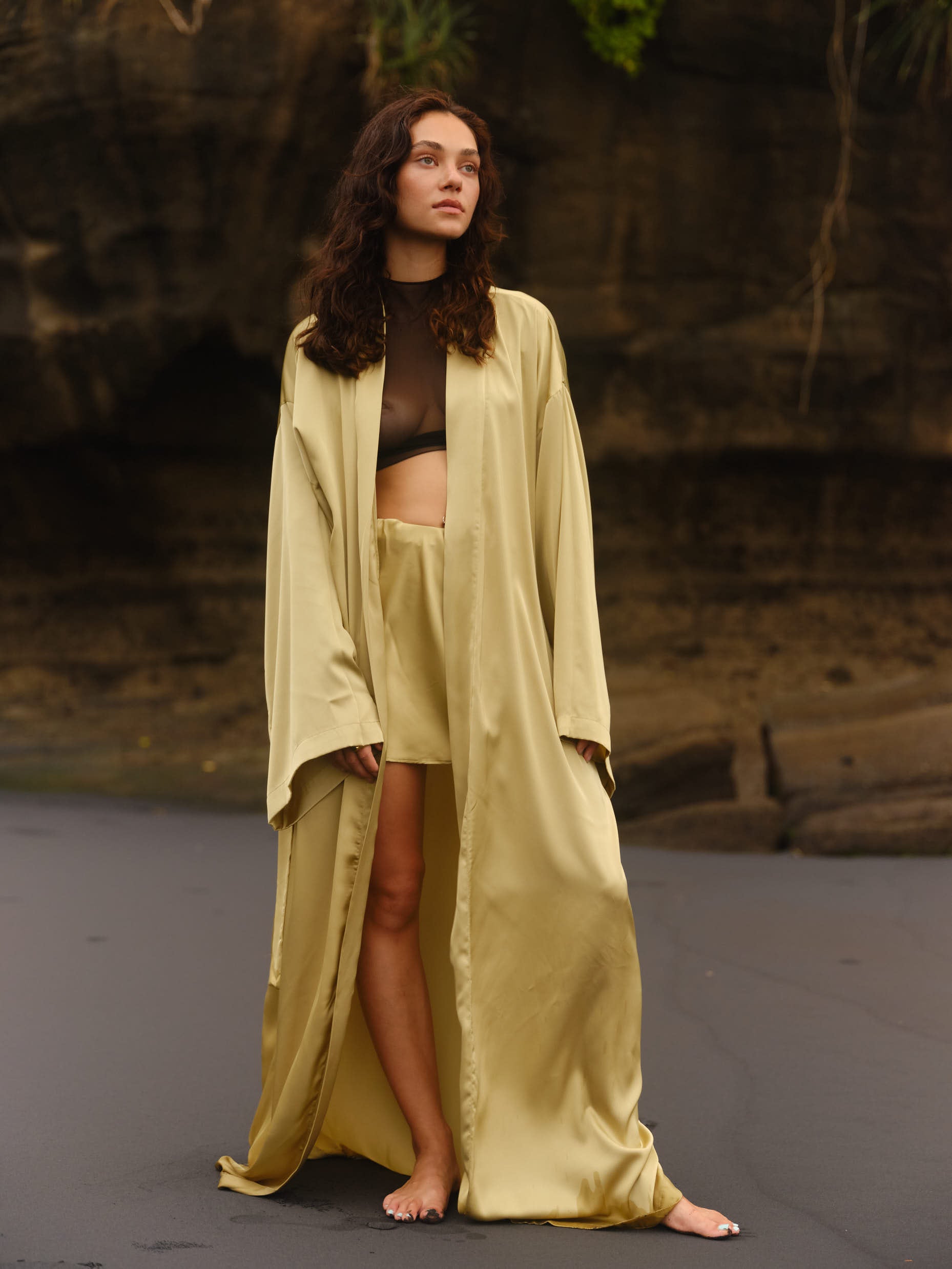 Kimono Phangan Silk - Gold