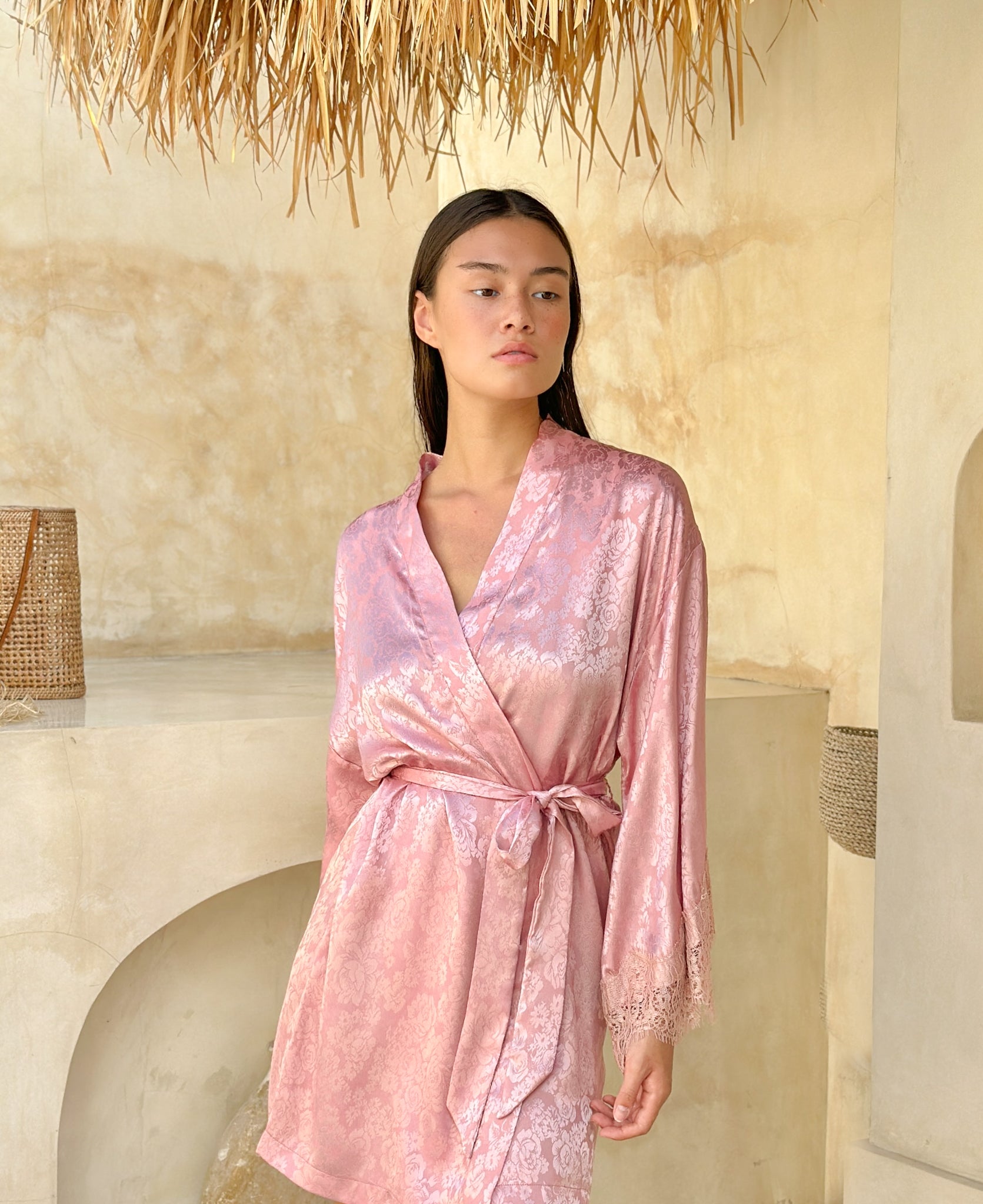 Kimono Robe - Aura Pink